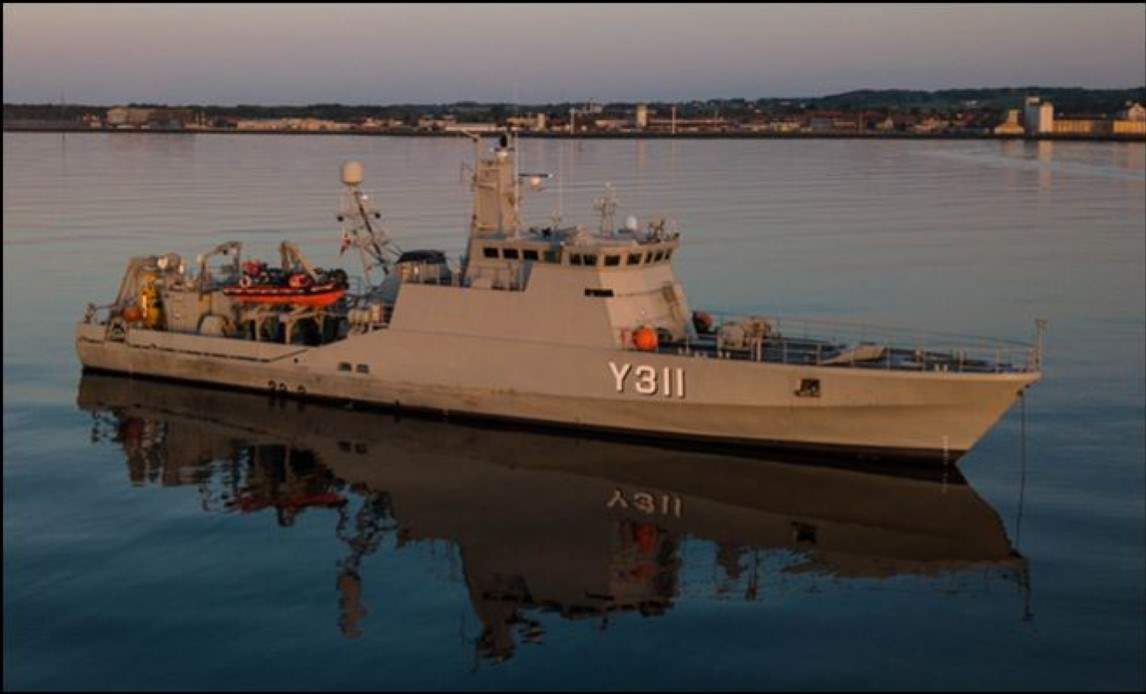 Dykkerskibet Y311 SØLØVEN