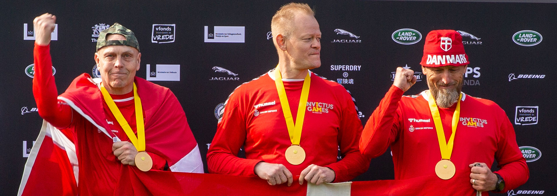 Det danske buehold med guldmedaljerne