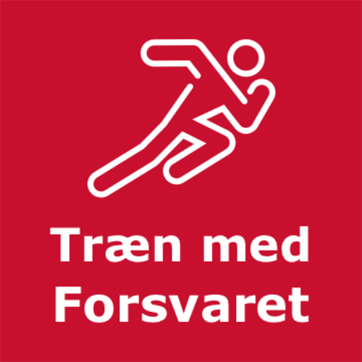 Træn med forsvaret app logo