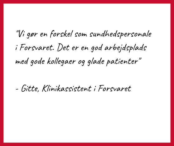 Portræt af  Klinikassistent Gitte