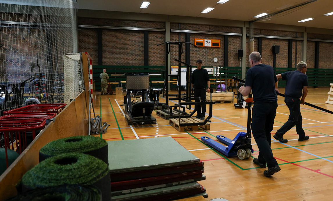Opgraderede træningsfaciliteter i Forsvaret