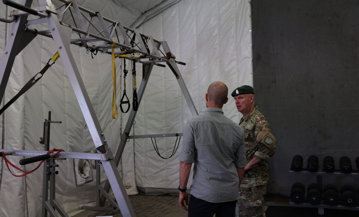 Opgraderede træningsfaciliteter i Forsvaret