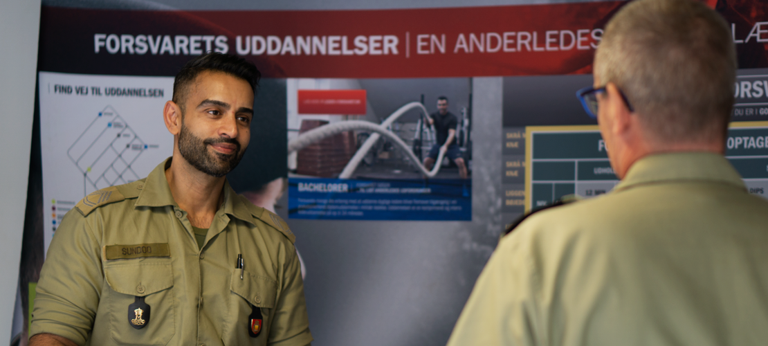 Vores kollega Sundoo på jobmesse med Team Udadvendt.